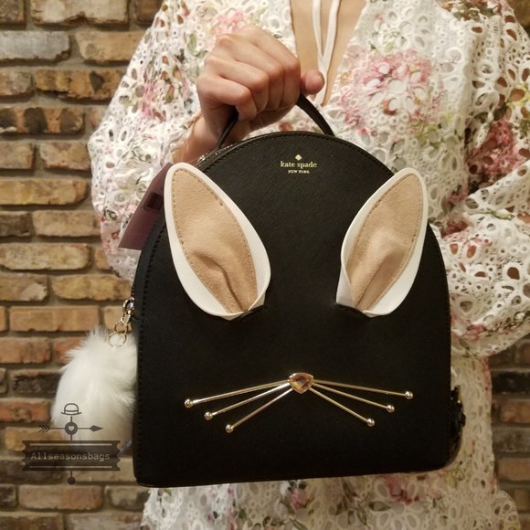 Kate spade sammi rabbit BACKPACK and bifold wallet - Picture 12 of 15